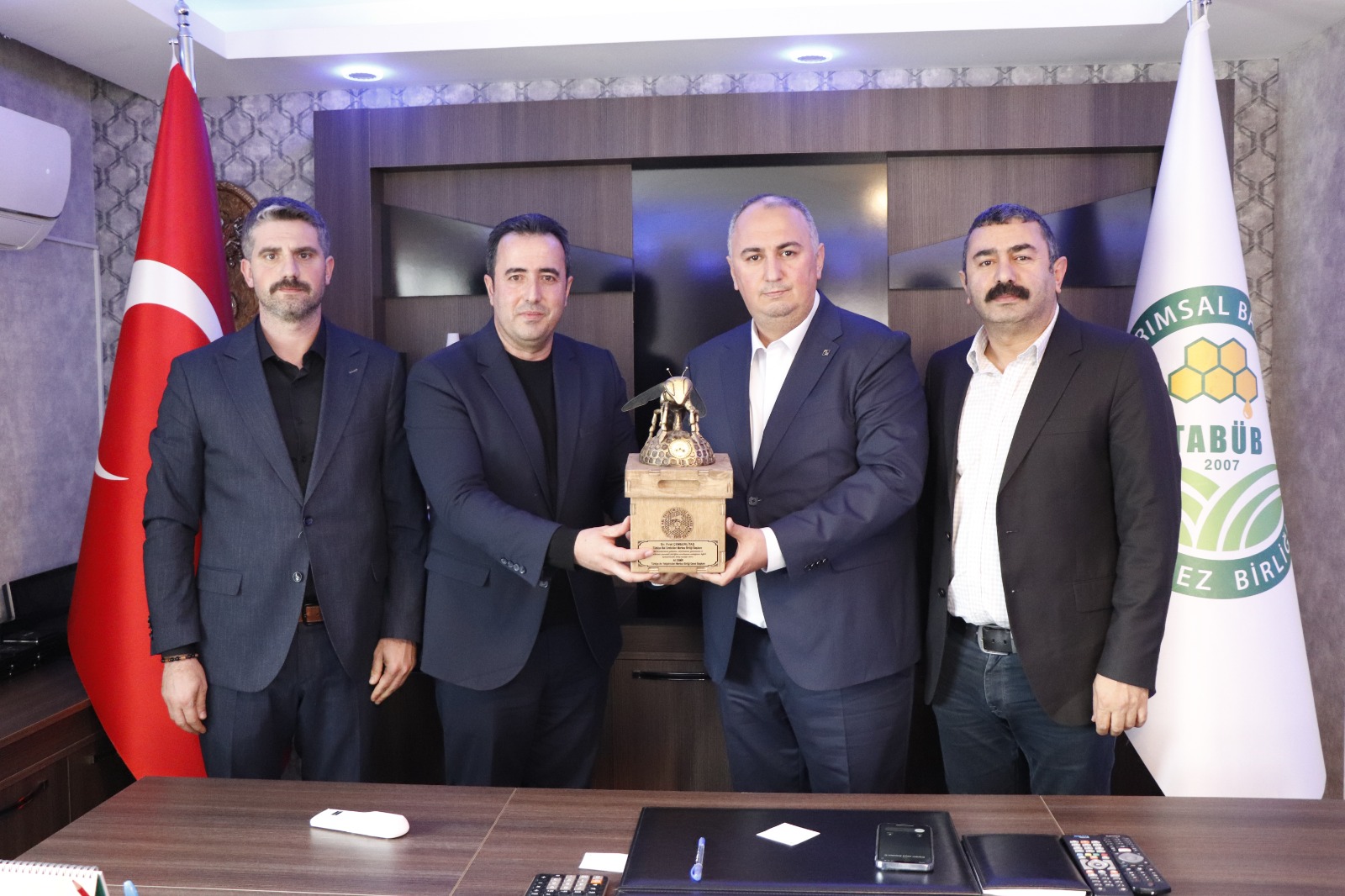 Türkiye Arı Yetiştiricileri Merkez Birliği hayırlı olsun ziyareti