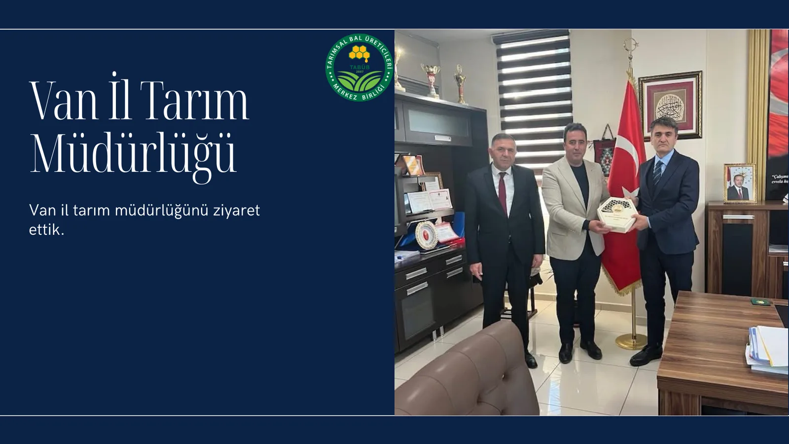 Van İl Tarım Müdürlüğü Van il tarım müdürlüğünü ziyaret ettik.